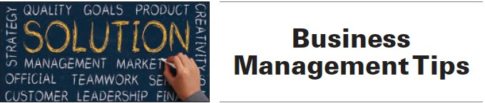 Business Management Tips